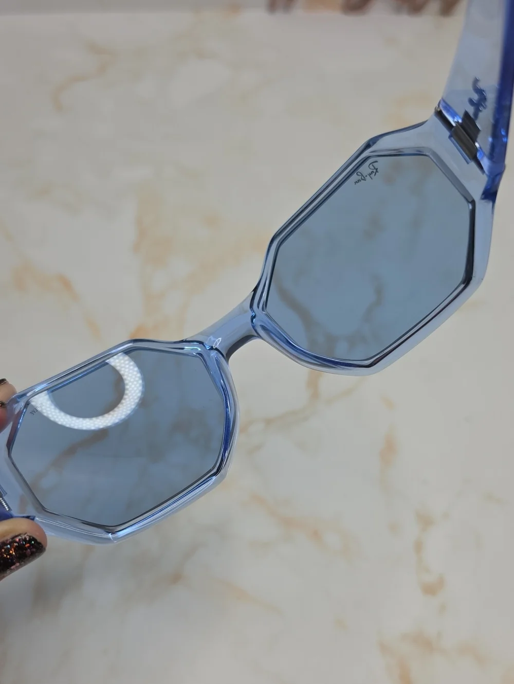 Ray Ban blue Evolve sunglasses Blue Photochromic Unisex Sunglasses